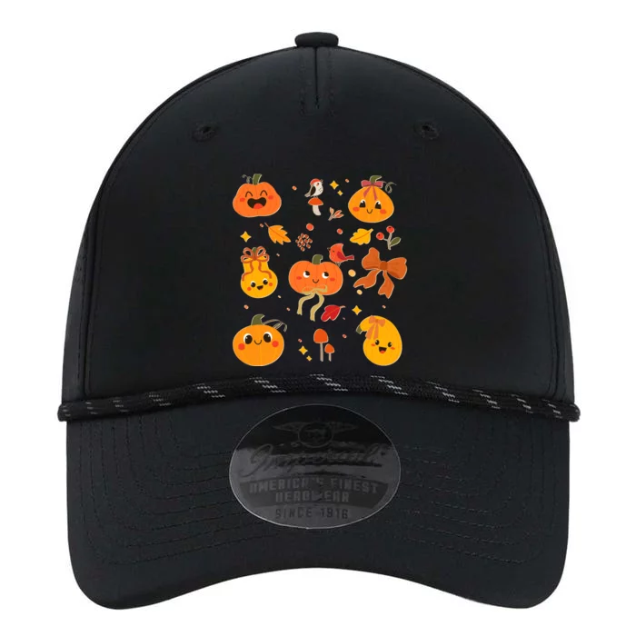 Cute Autumn Fall Pumpkins Ribbons Bows Performance The Dyno Cap