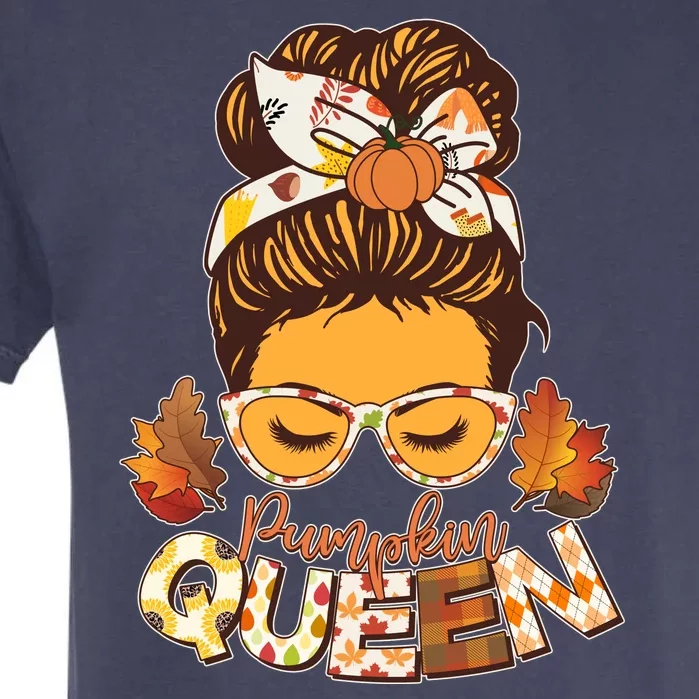 Cute Autumn Fall Pumpkin Queen Garment-Dyed Heavyweight T-Shirt