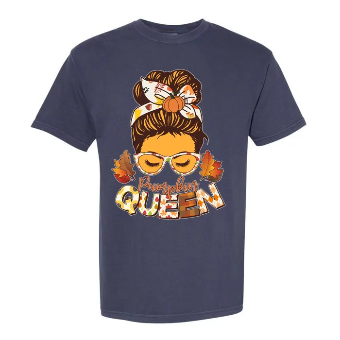 Cute Autumn Fall Pumpkin Queen Garment-Dyed Heavyweight T-Shirt