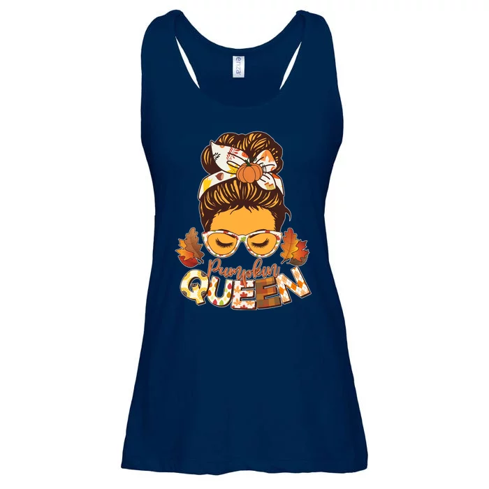 Cute Autumn Fall Pumpkin Queen Ladies Essential Flowy Tank