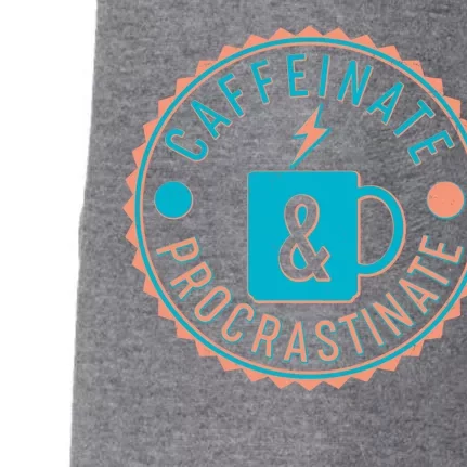 Caffinate & Procrastinate Doggie 3-End Fleece Hoodie