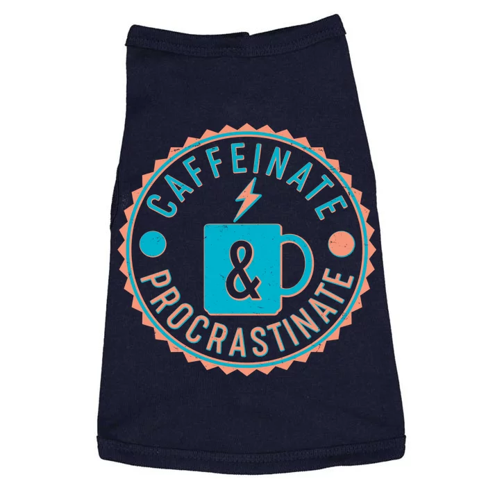 Caffinate & Procrastinate Doggie Tank