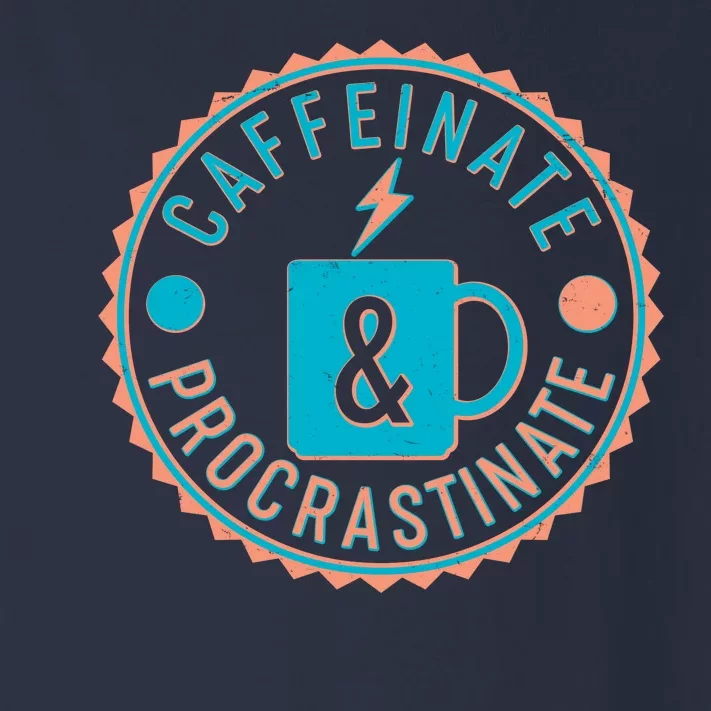 Caffinate & Procrastinate Toddler Long Sleeve Shirt