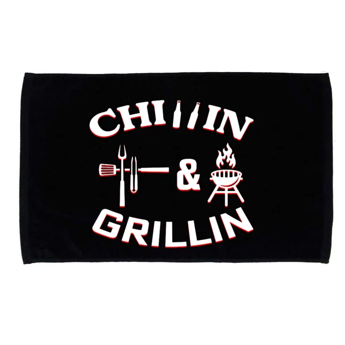 Chillin And Grillin BBQ Cooking Microfiber Hand Towel