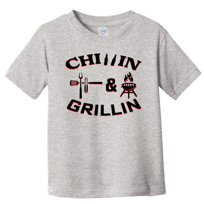 Chillin And Grillin BBQ Cooking Toddler T-Shirt