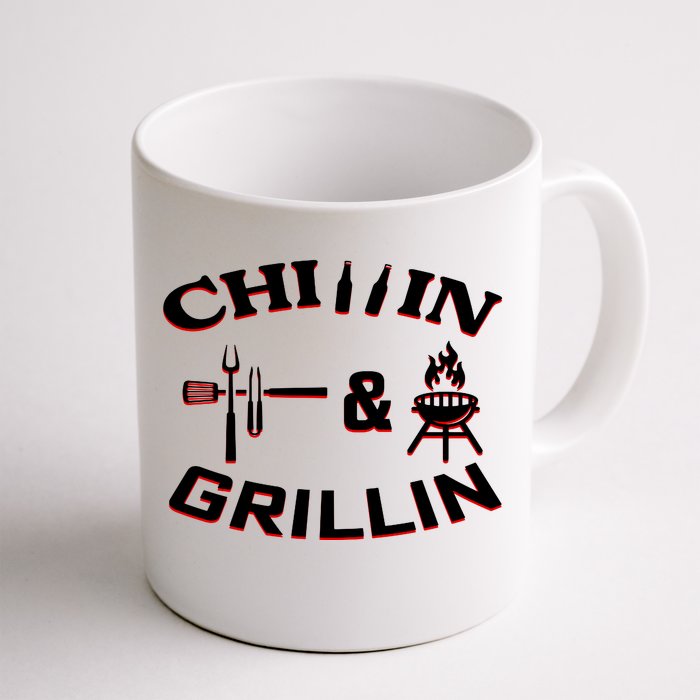 Chillin And Grillin BBQ Cooking Front & Back Coffee Mug