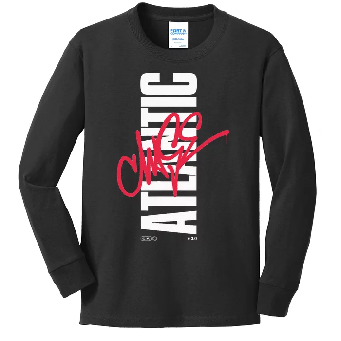 Chase Atlantic Graffiti Kids Long Sleeve Shirt