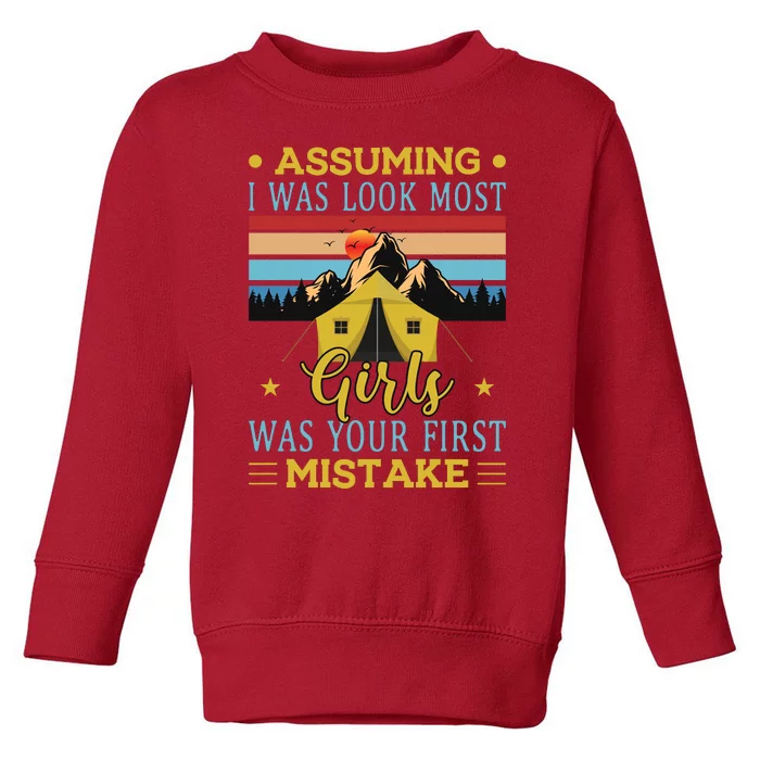 Camping Adventures Graphic Toddler Sweatshirt