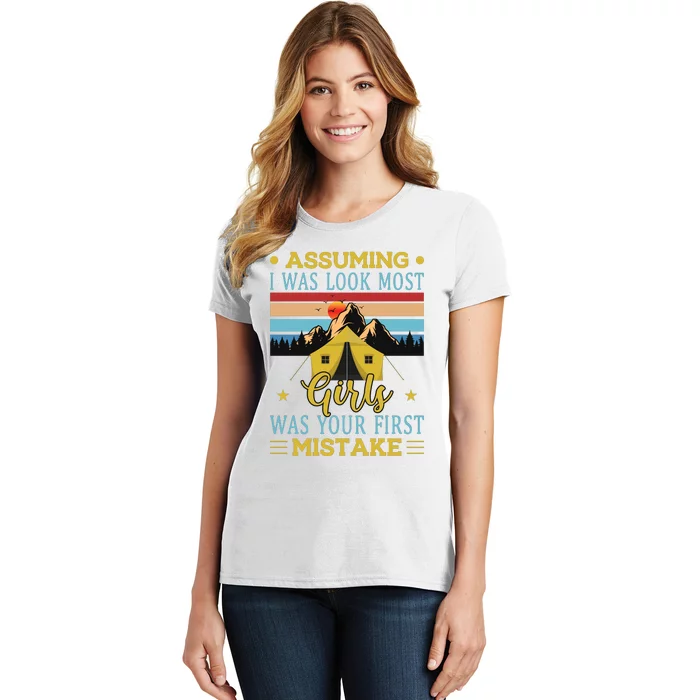 Camping Adventures Graphic Women's T-Shirt