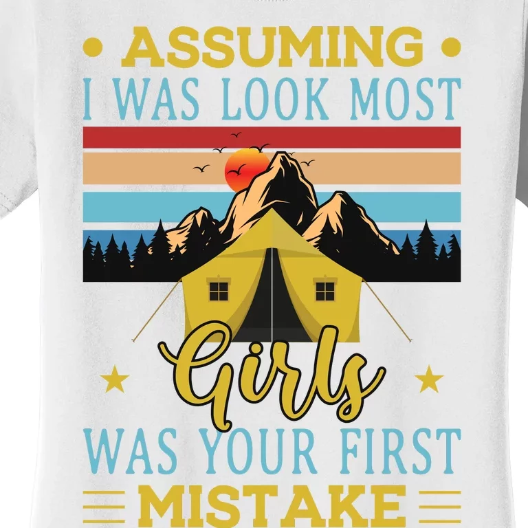 Camping Adventures Graphic Women's T-Shirt