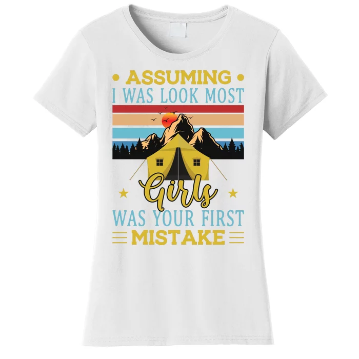 Camping Adventures Graphic Women's T-Shirt