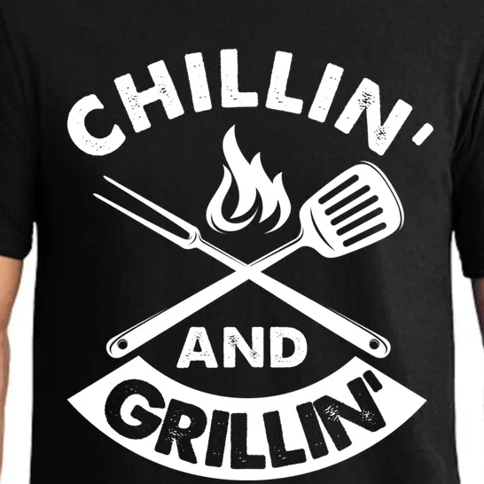 Chillin And Grillin Bbq Griller Smoker Grillmaster Great Gift Pajama Set