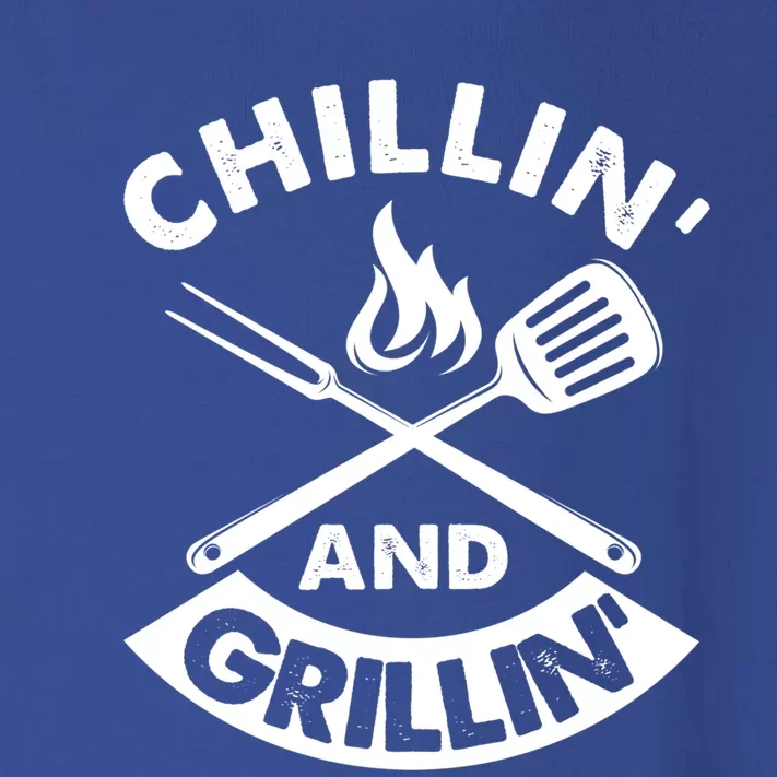 Chillin And Grillin Bbq Griller Smoker Grillmaster Great Gift Toddler Long Sleeve Shirt