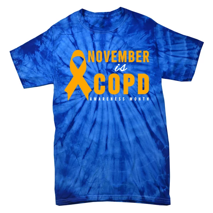 Copd Awareness Gift Meaningful Gift November Is Copd Awareness Month Gift Tie-Dye T-Shirt