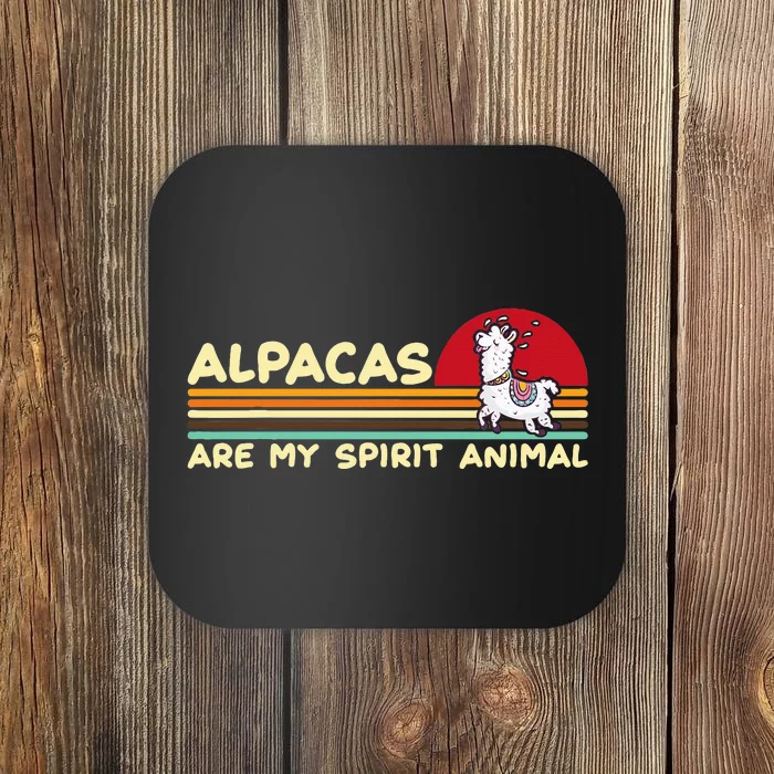 Cute Alpaca Groups Design Alpacas Are My Spirit Animal Coaster