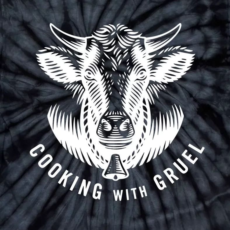 Chef Andrew Gruel Cooking With Gruel Eat More Meat Tie-Dye T-Shirt