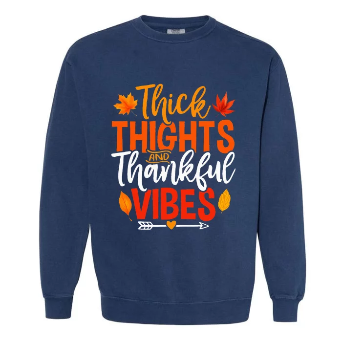 Cozy Autumn Gratitude Embrace Your Curves Garment-Dyed Sweatshirt