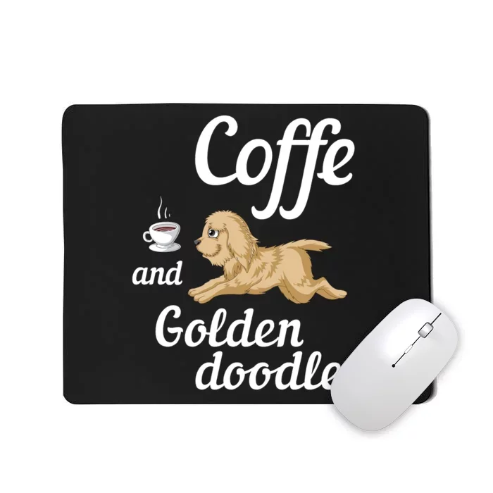 Coffee And Goldendoodles Mousepad