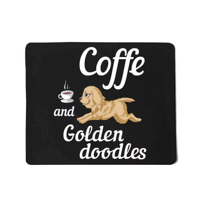 Coffee And Goldendoodles Mousepad