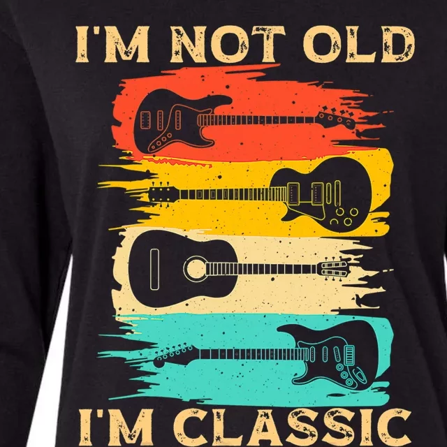 Cool Acoustic Guitar For Men Women Acoustic Guitar Player Womens Cotton Relaxed Long Sleeve T-Shirt