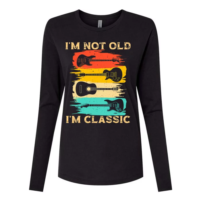 Cool Acoustic Guitar For Men Women Acoustic Guitar Player Womens Cotton Relaxed Long Sleeve T-Shirt