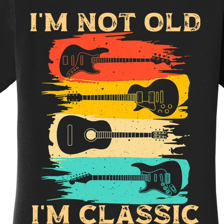 Cool Acoustic Guitar For Men Women Acoustic Guitar Player Women's T-Shirt