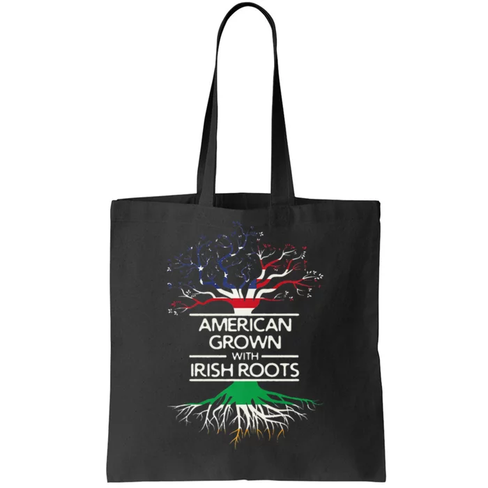 Cute American Grown With Irish Roots Design Gift Tote Bag