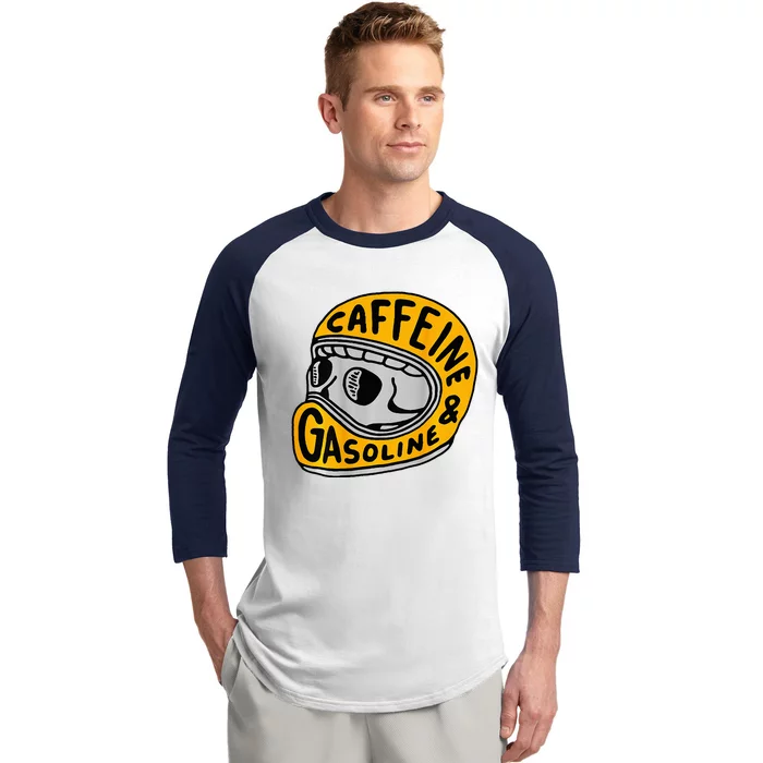 Caffeine And Gasoline Baseball Sleeve Shirt