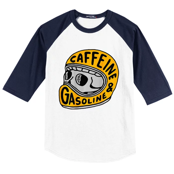 Caffeine And Gasoline Baseball Sleeve Shirt