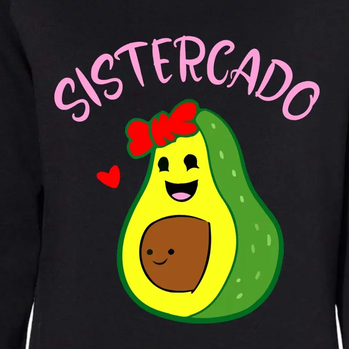 Cute Avocado Girl Face Happy Day Me You Brother Sistercado Womens California Wash Sweatshirt