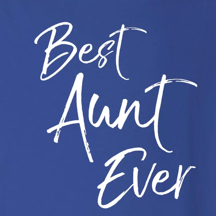 Cute Aunt Gift From Niece And Nephew Awesome Best Aunt Ever Funny Gift Toddler Long Sleeve Shirt