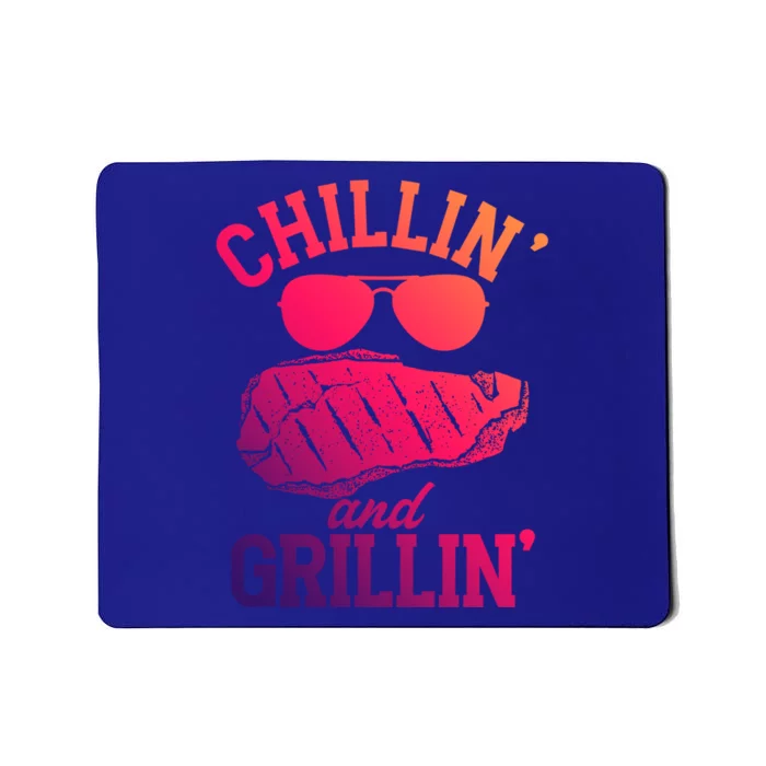 Chillin And Grillin Bbq Barbecue Grill Smoking Funny Gift Mousepad