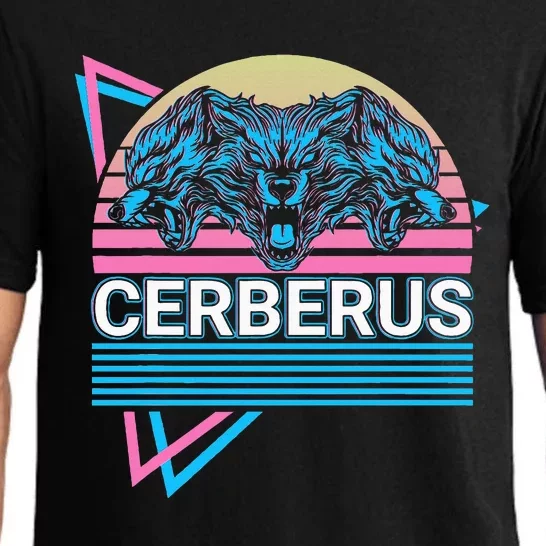 Cerberus Ancient Greek Mythology Retro Pajama Set