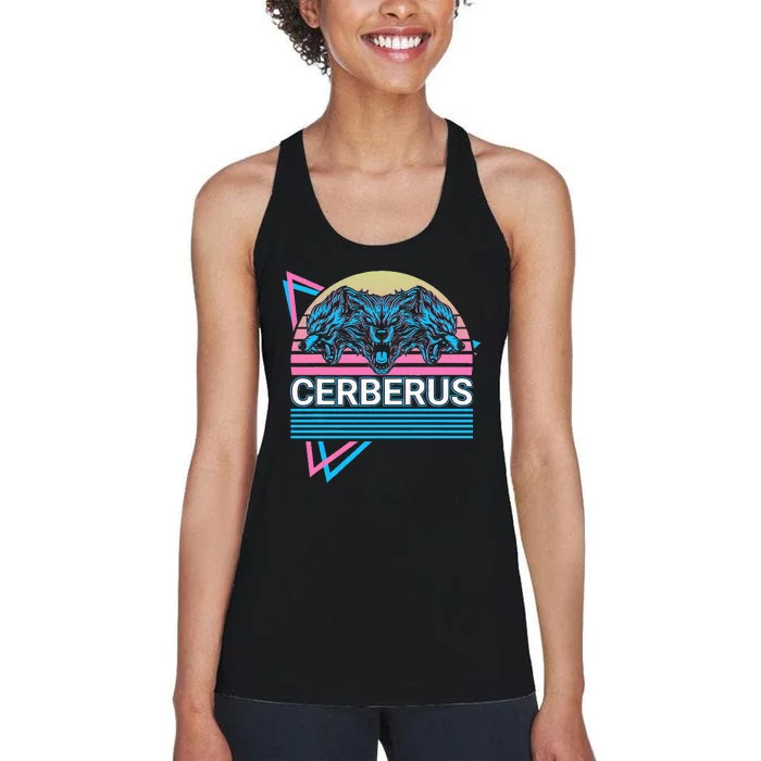 Cerberus Ancient Greek Mythology Retro Women's Racerback Tank