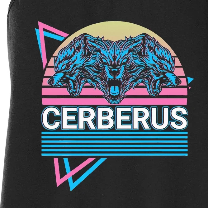 Cerberus Ancient Greek Mythology Retro Women's Racerback Tank