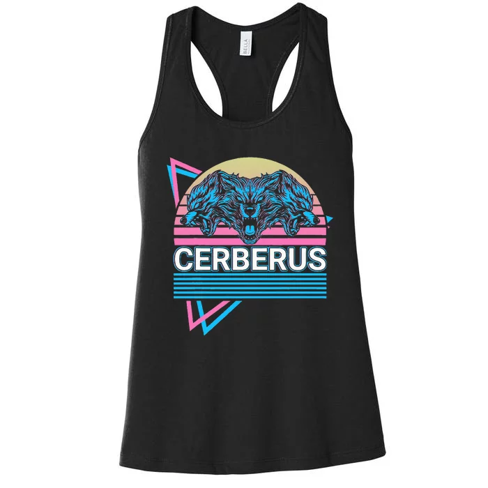 Cerberus Ancient Greek Mythology Retro Women's Racerback Tank