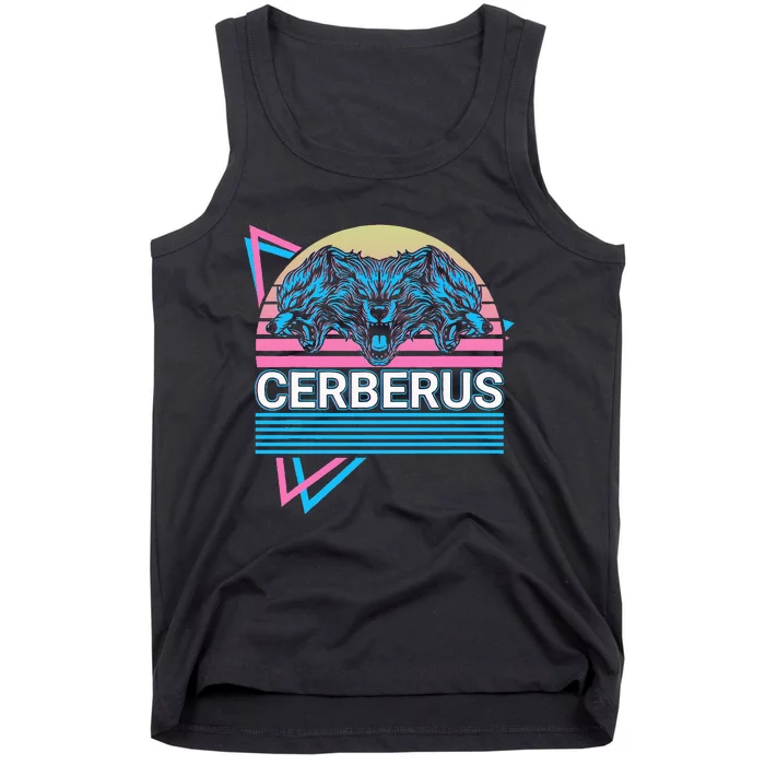 Cerberus Ancient Greek Mythology Retro Tank Top