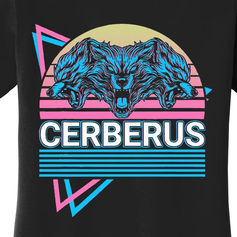 Cerberus Ancient Greek Mythology Retro Women's T-Shirt