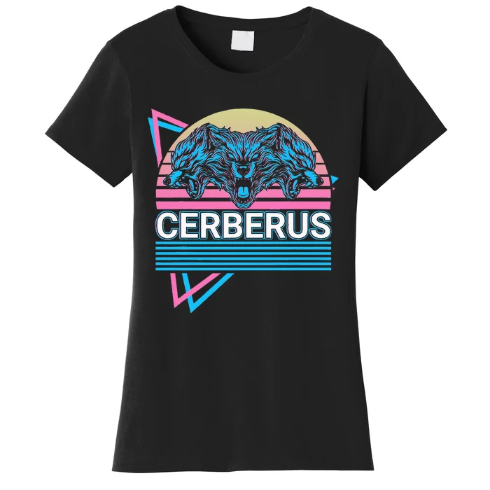 Cerberus Ancient Greek Mythology Retro Women's T-Shirt