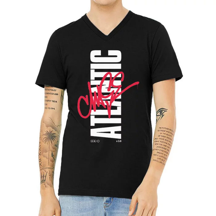 Chase Atlantic Graffiti V-Neck T-Shirt