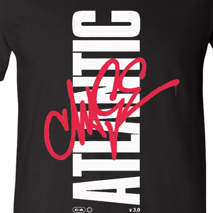 Chase Atlantic Graffiti V-Neck T-Shirt