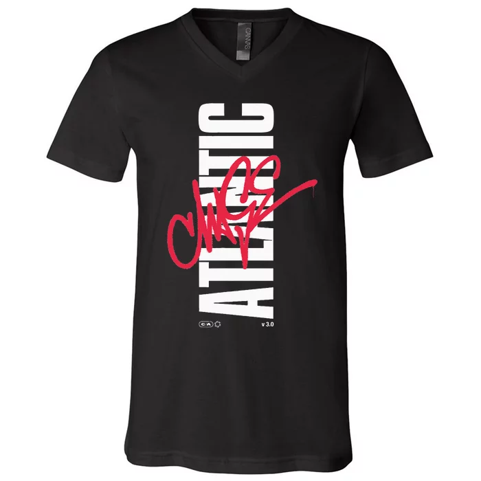 Chase Atlantic Graffiti V-Neck T-Shirt