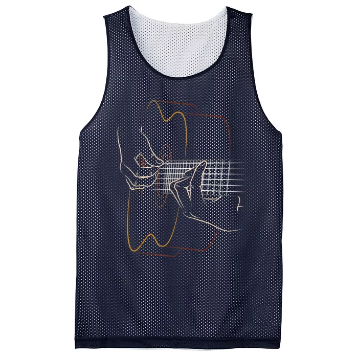 Cool Acoustic Guitar For Women Acoustic Guitar Player Mesh Reversible Basketball Jersey Tank