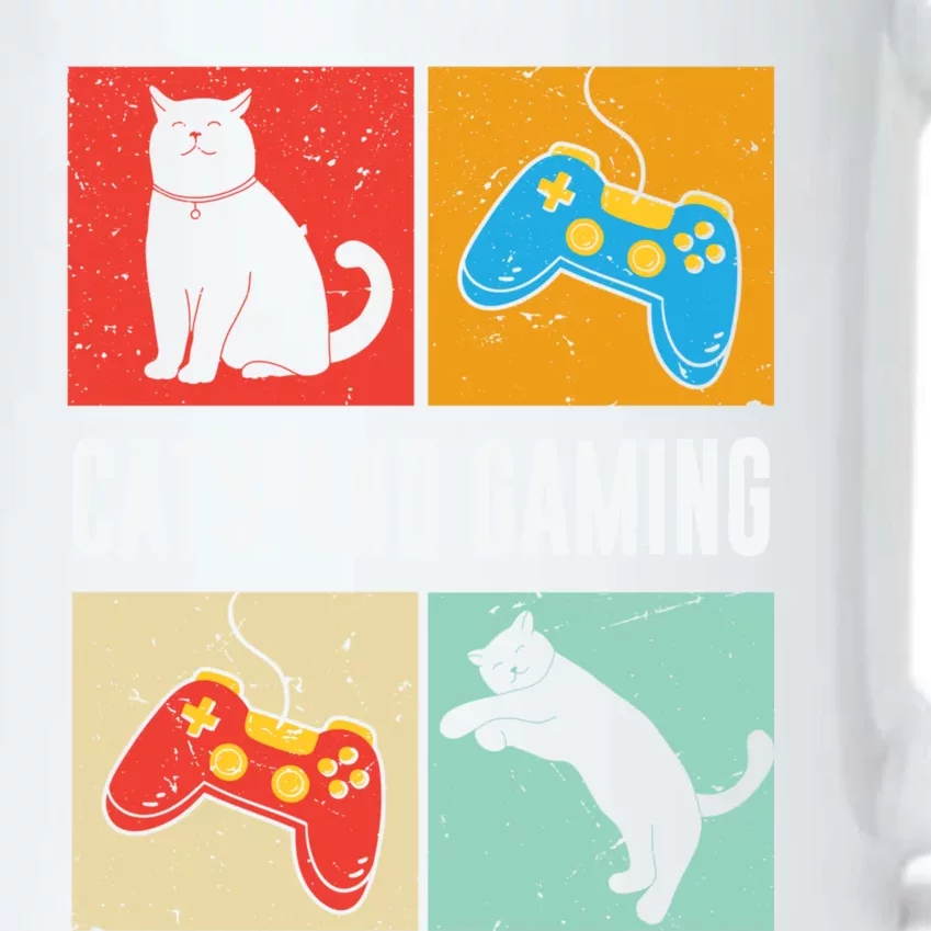 Cats And Gaming For The Cat Lover Gamer Video Game Player Black Color Changing Mug