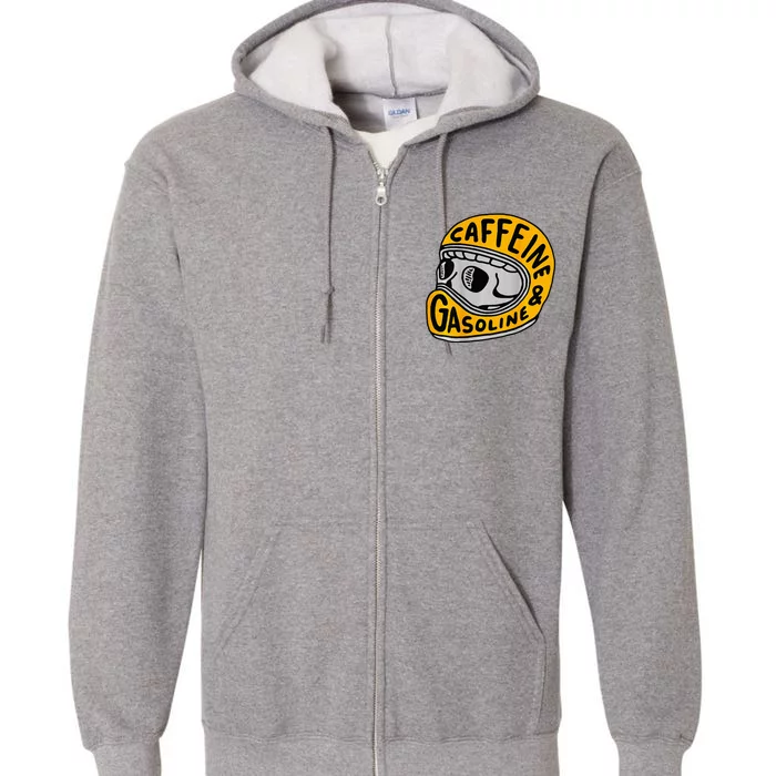 Caffeine And Gasoline Full Zip Hoodie