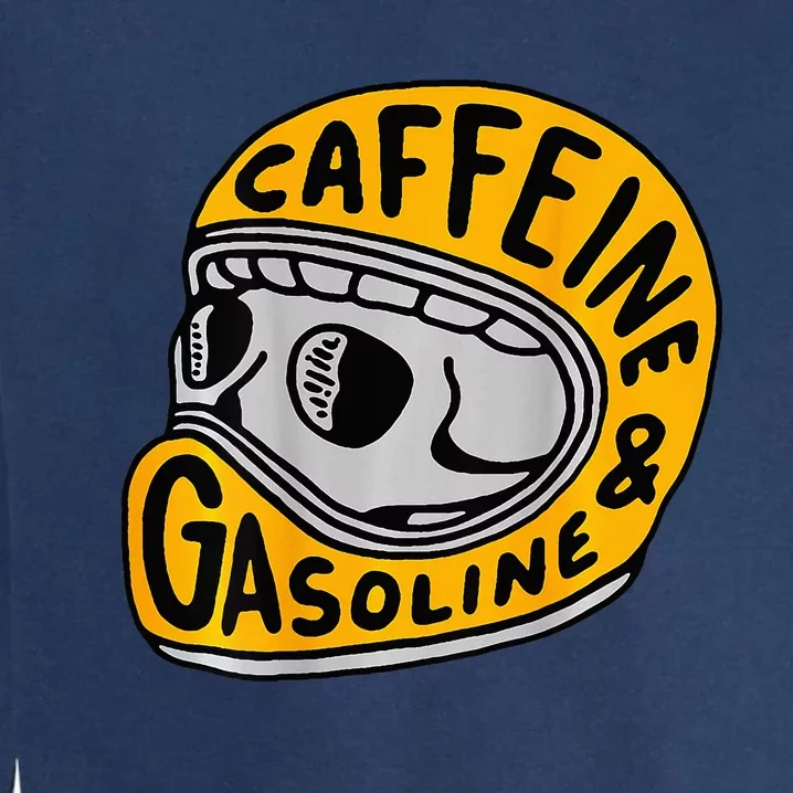 Caffeine And Gasoline Garment-Dyed Sweatshirt