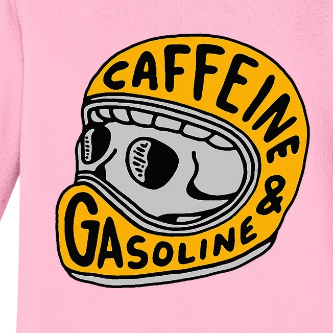 Caffeine And Gasoline Baby Long Sleeve Bodysuit