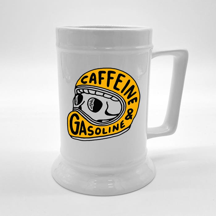 Caffeine And Gasoline Front & Back Beer Stein