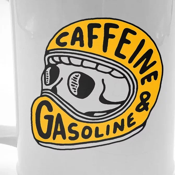 Caffeine And Gasoline Front & Back Beer Stein