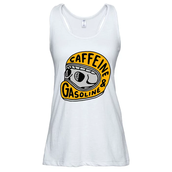 Caffeine And Gasoline Ladies Essential Flowy Tank